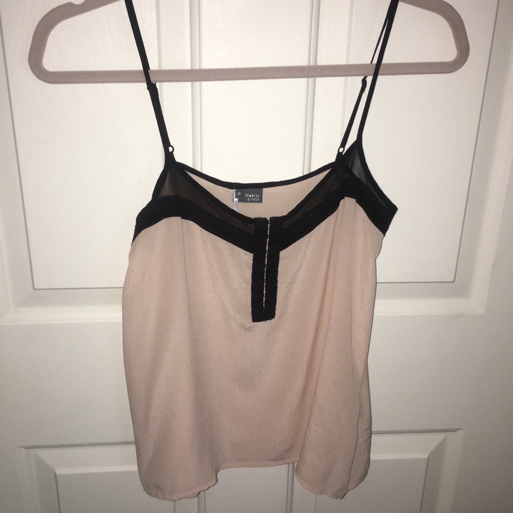 UO Sparkle & Fade Blush Cami Tank